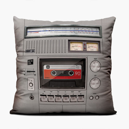 Boombox Set Classic - Throw Pillow