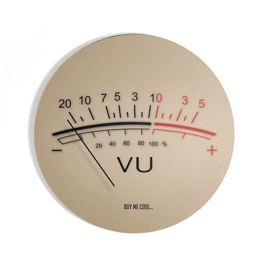 VU Meter - Round Mousepad