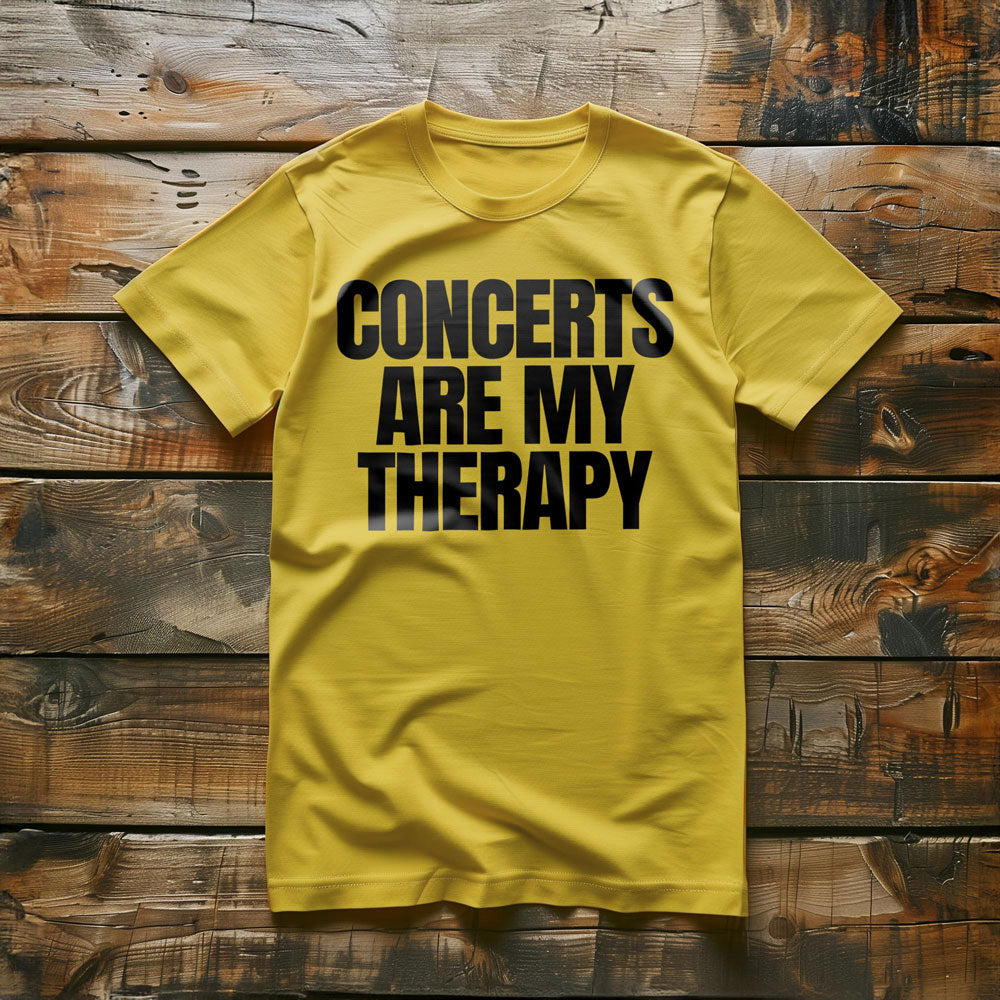 Concerts Are My Therapy - T-Shirt