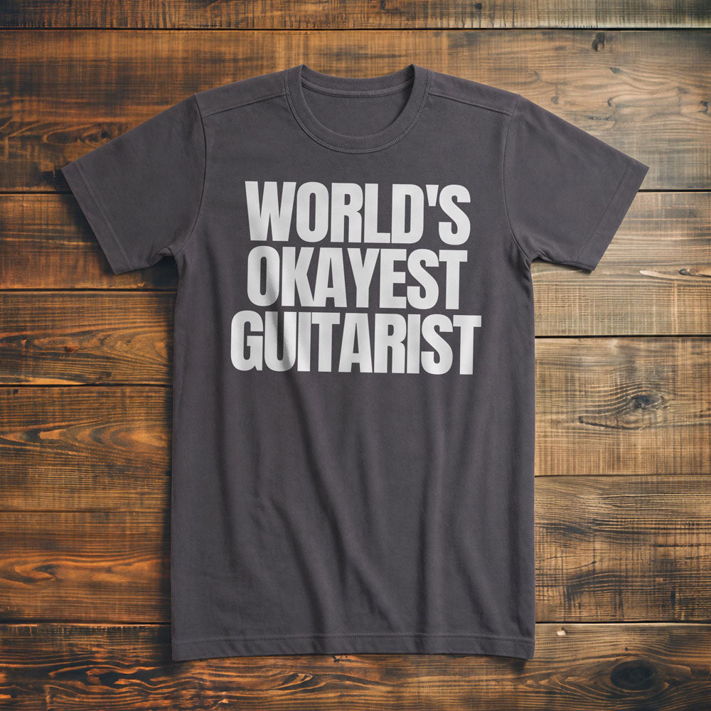 World's Okayest Guitarist - T-Shirt