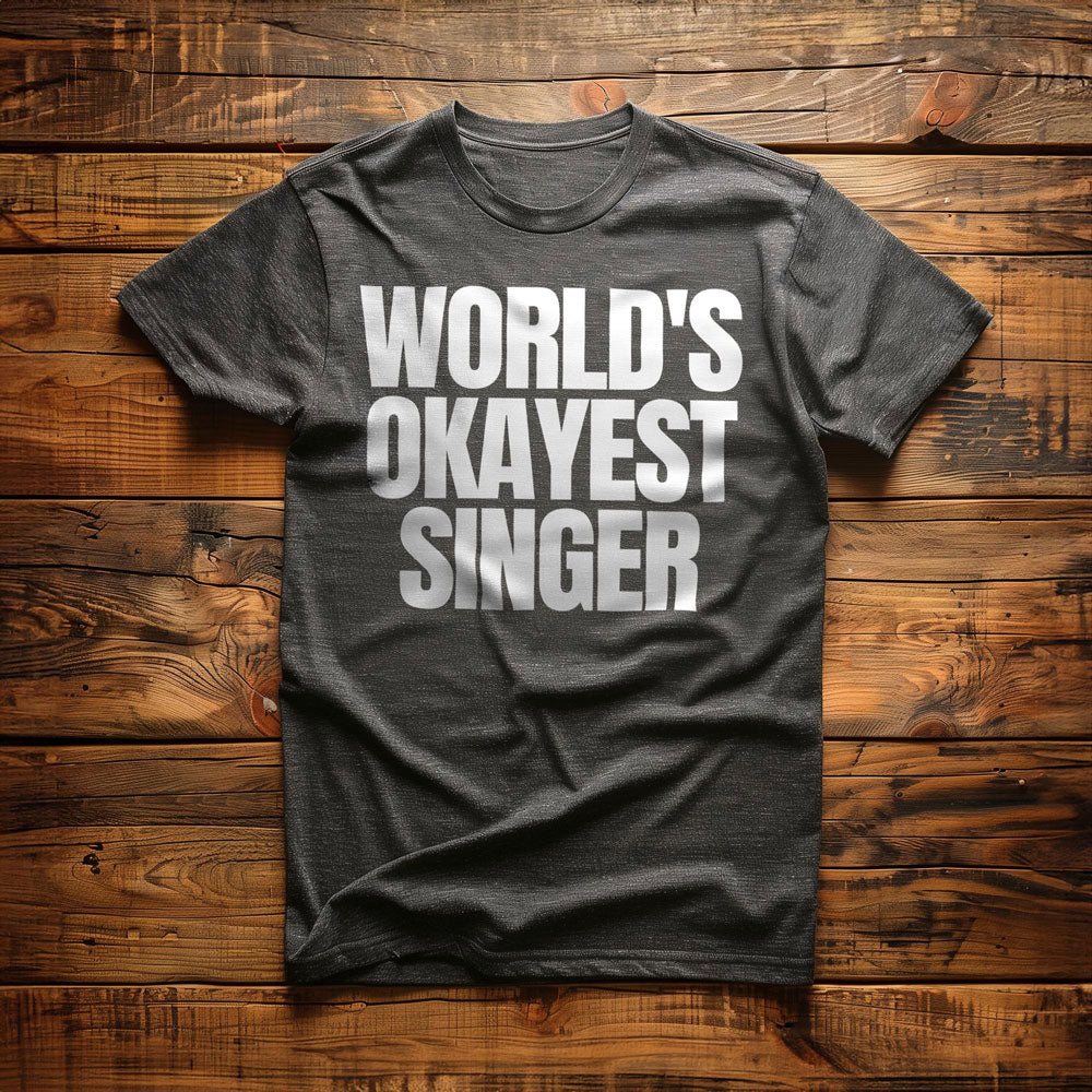 World's Okayest Singer - T-Shirt