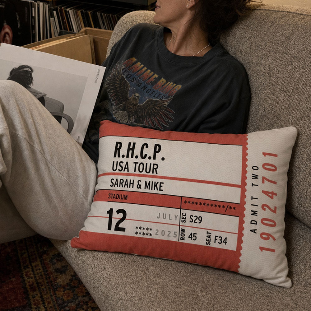 Concert Stub - Throw Pillow
