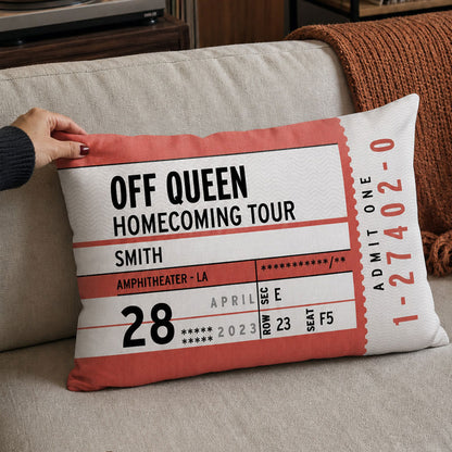 Concert Stub - Throw Pillow