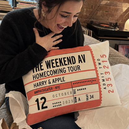 Concert Stub - Throw Pillow