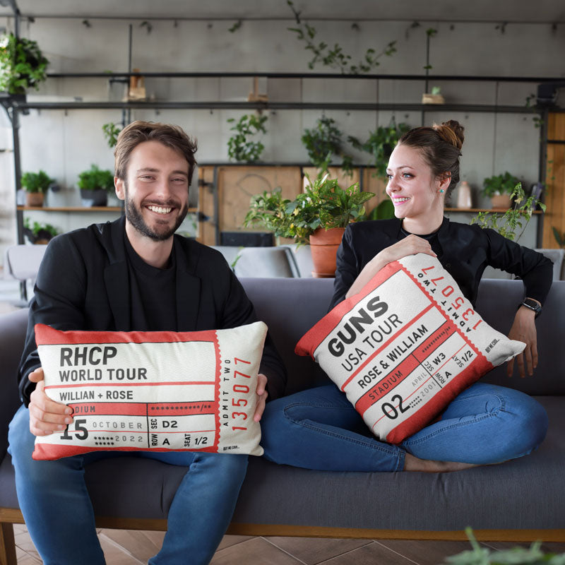 Concert Stub - Throw Pillow