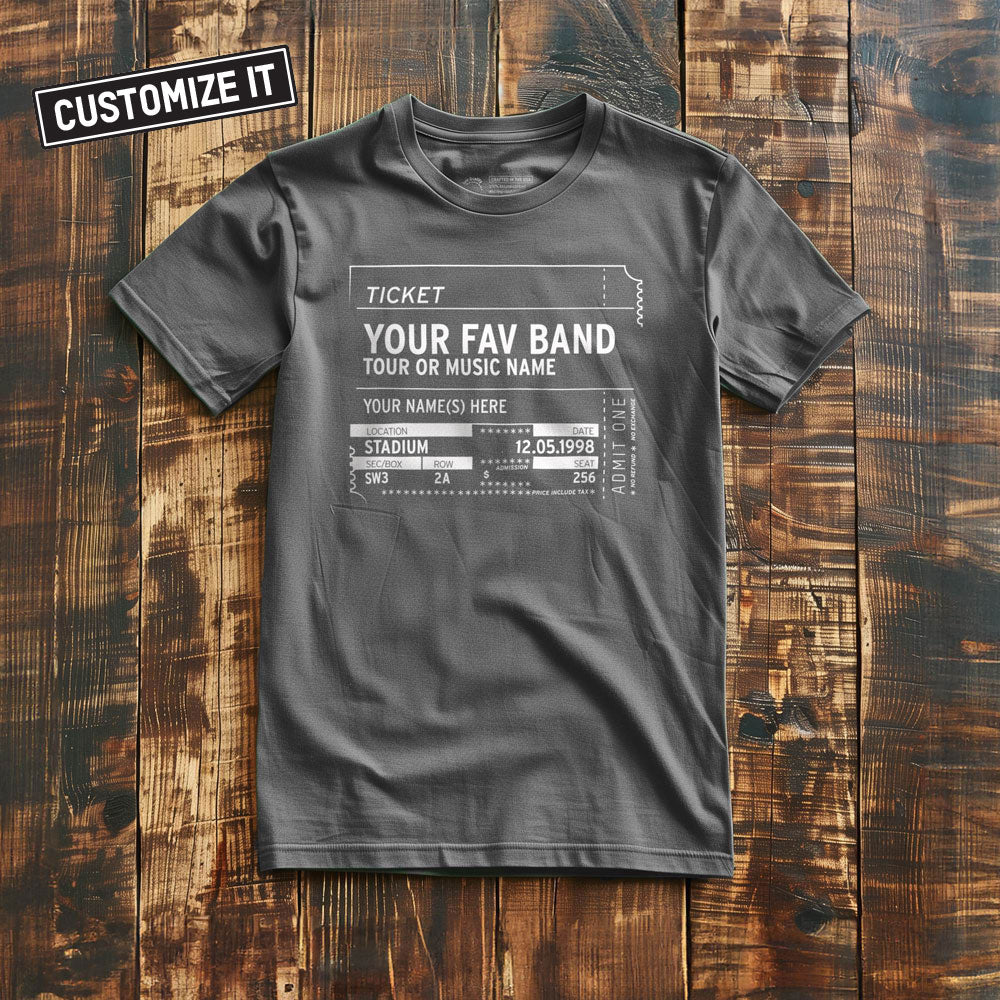 Concert Ticket Stub - T-Shirt