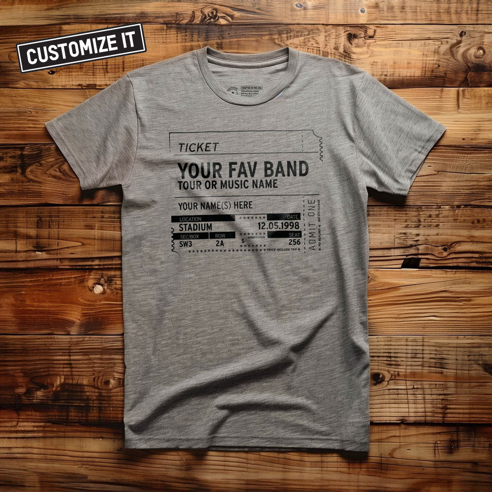 Concert Ticket Stub - T-Shirt