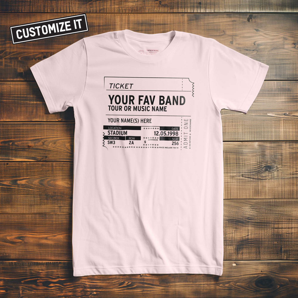 Concert Ticket Stub - T-Shirt