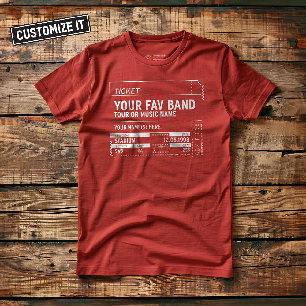 Concert Ticket Stub - T-Shirt