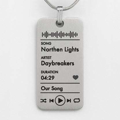 Favorite Music - Custom - Necklace
