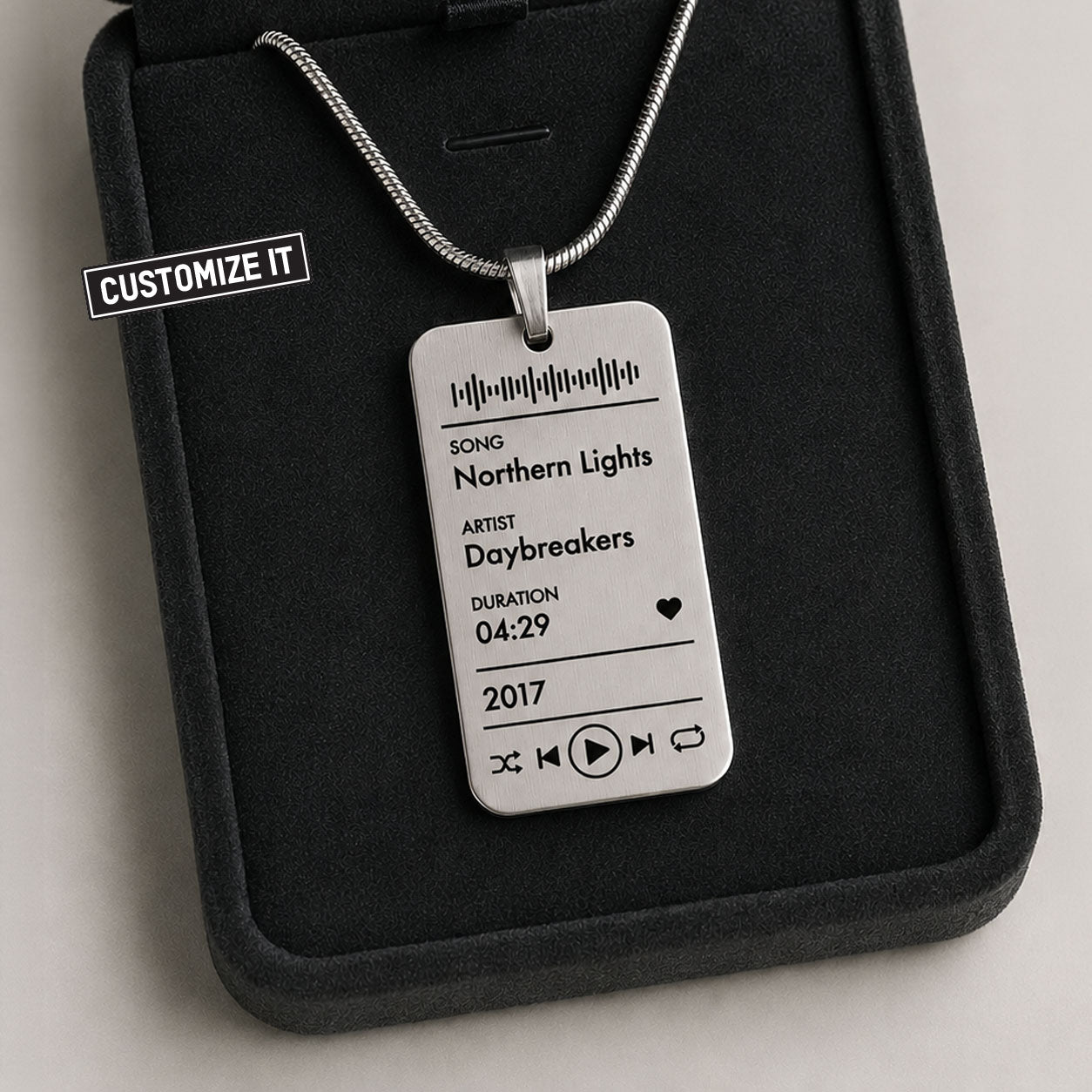 Favorite Music - Custom - Necklace