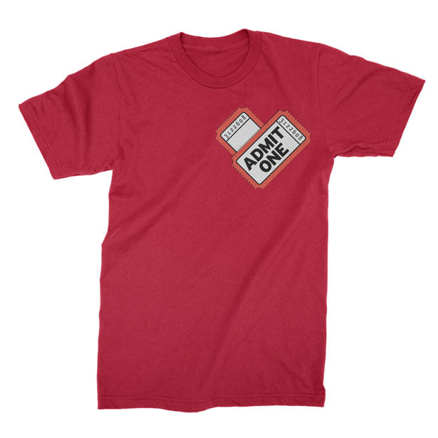 ADMIT ONE HEART - T-Shirt