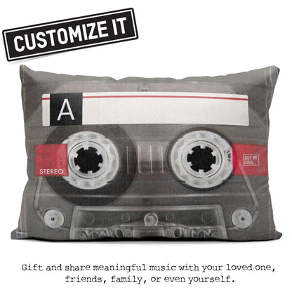Cassette Tape Transparent - Throw Pillow