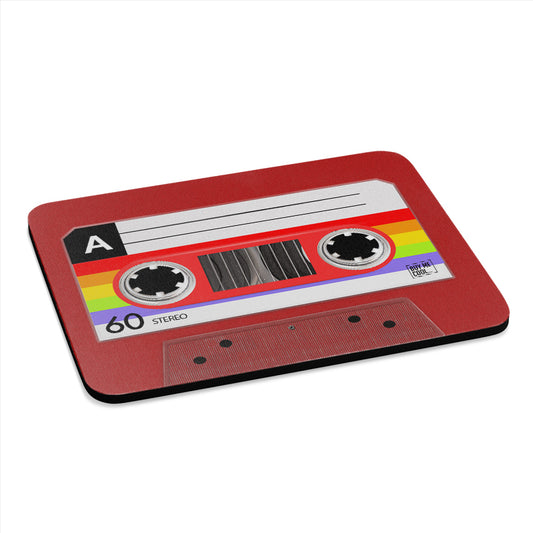 Cassette Tape Red - Mousepad