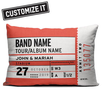 Concert Stub - Throw Pillow
