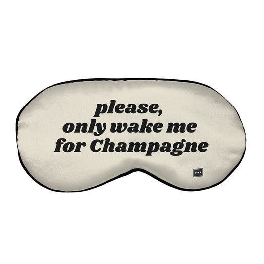 Wake Me For Champagne - Sleep Mask