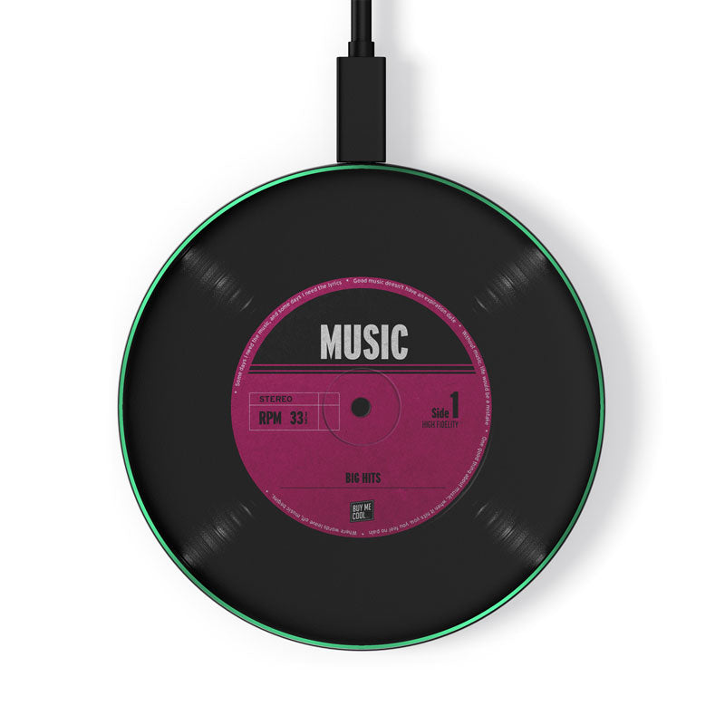 Vinyl Record - Wireless Charger