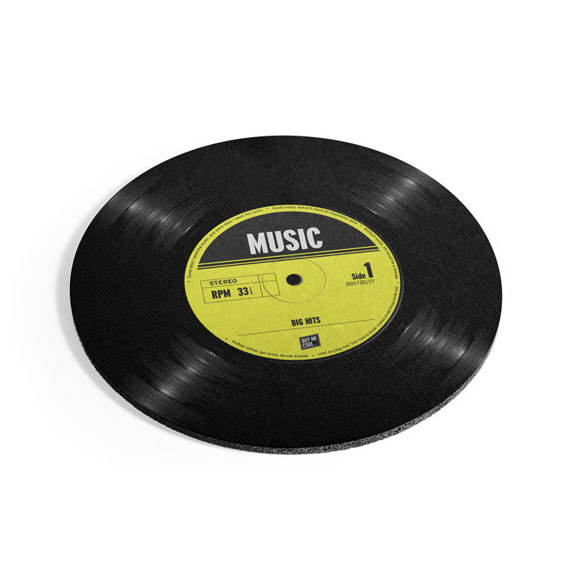 Vinyl Record - Round Mousepad
